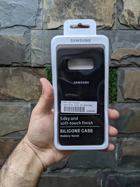 SAMSUNG BLACK OFFICIAL SILICONE CASE