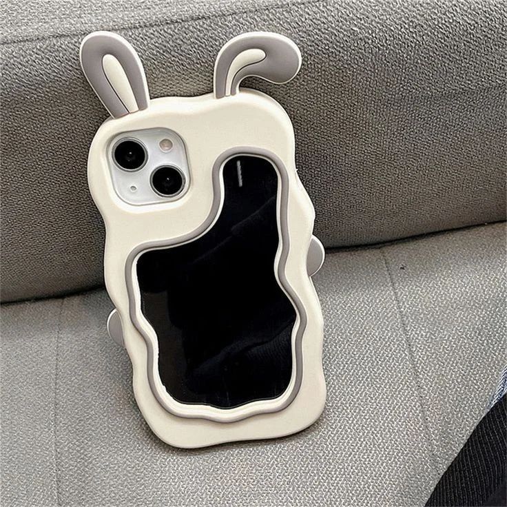 3D Bunny Mirror Case