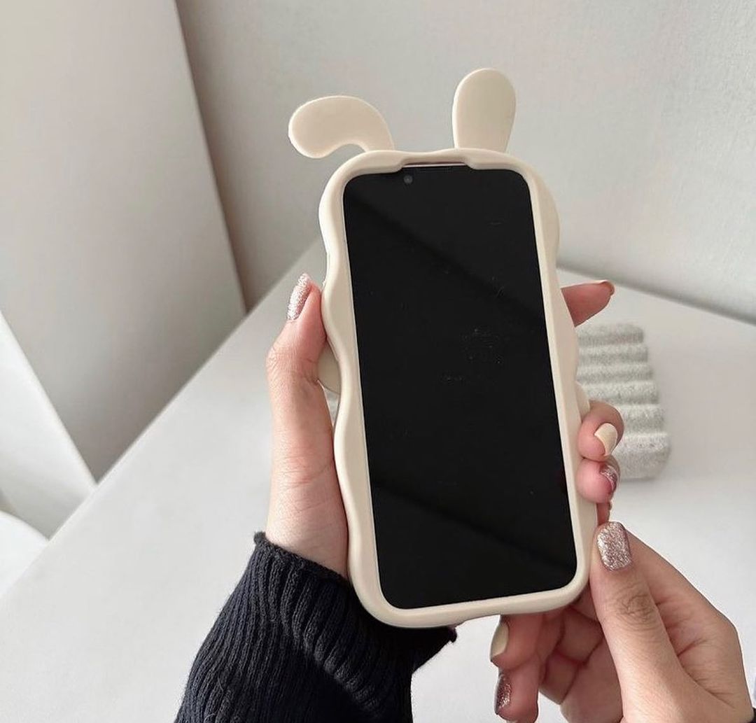 3D Bunny Mirror Case