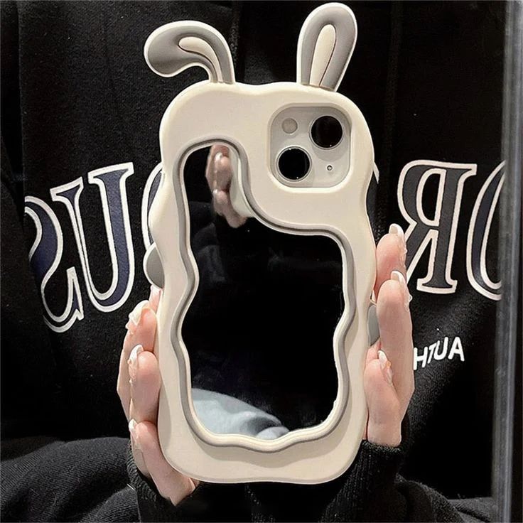 3D Bunny Mirror Case