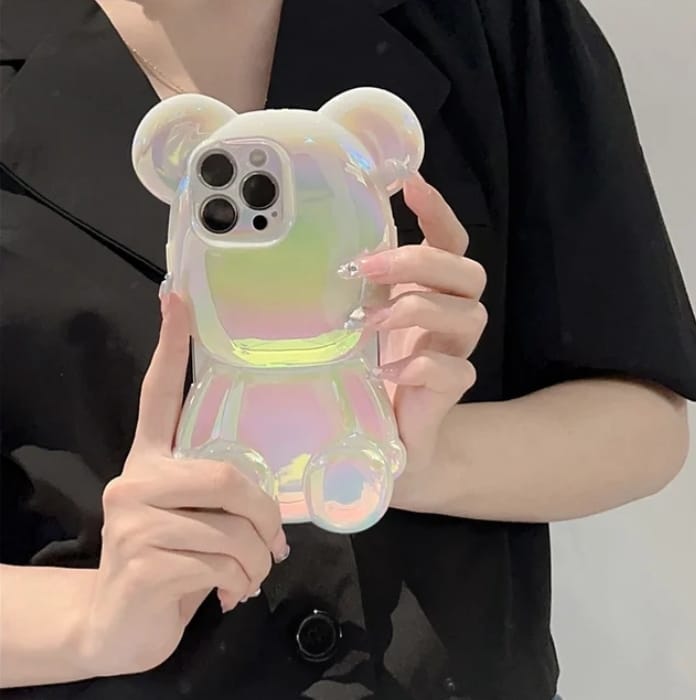 Laser Bear Holographic Case