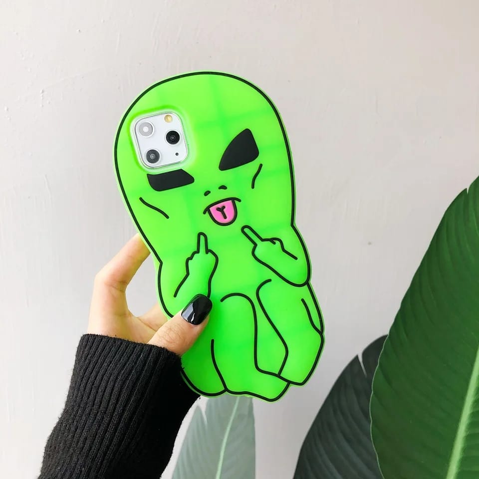 3D Alien Laxuary Silicone Case