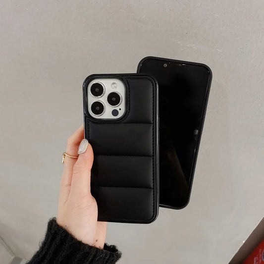 New Squishy Black Puff Case