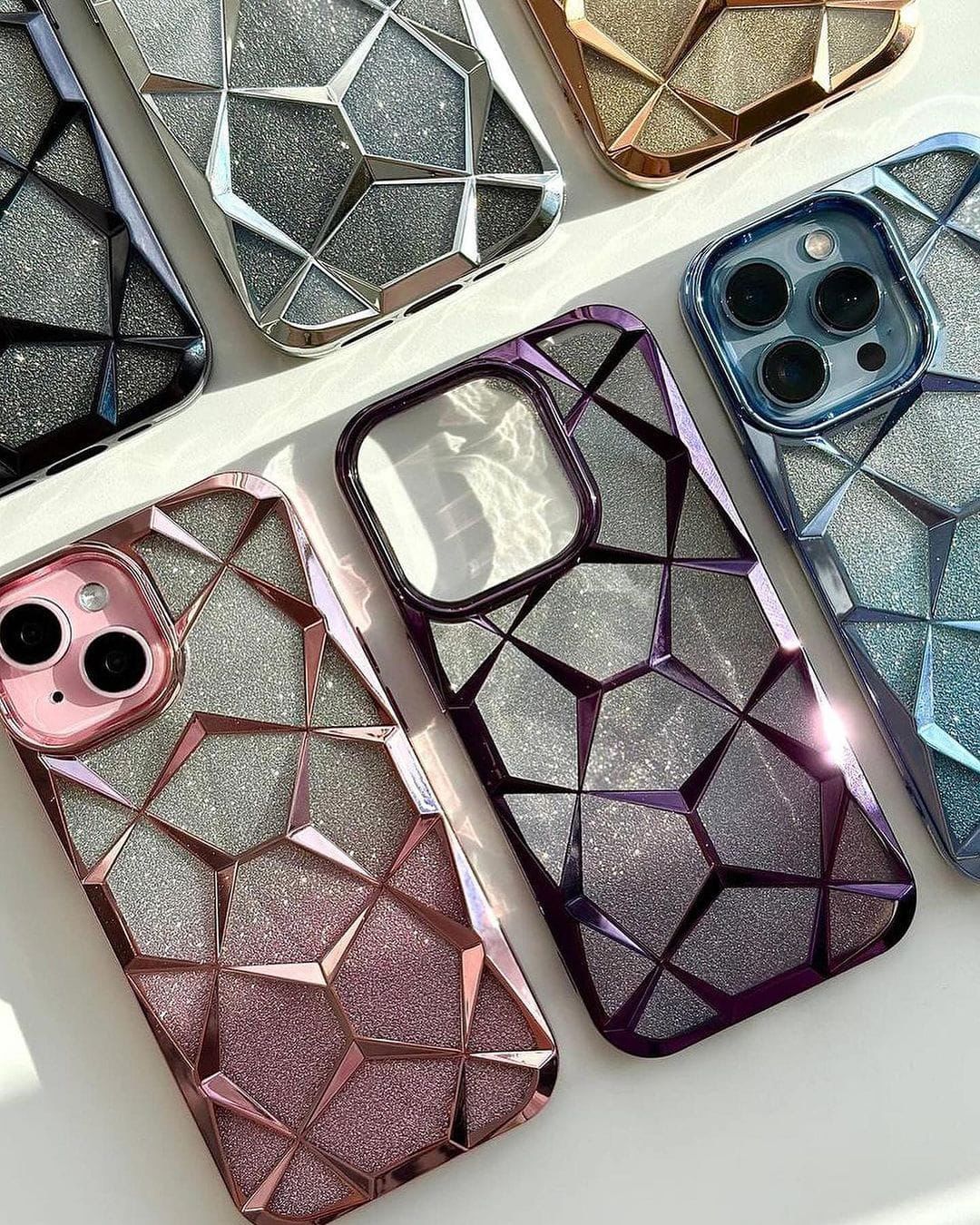 New 2 in 1 Daimond Shimmer Case